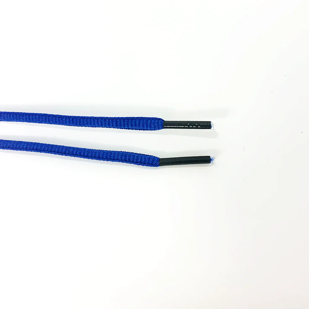 Solid Blue Athletic Oval Golf Laces - Image 3